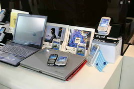 2005中國國際通信設備技術展 1號館微軟展臺的通訊設備掠影